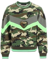Dolce & Gabbana - Camouflage Print Sweatshirt - Lyst