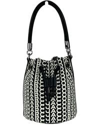 Marc Jacobs - Mini Monogram Crossbody Bucket Bag Leather - Lyst