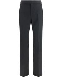 Tom Ford - Tailored Trousers With Front Pleats Wool Ovis Aries - Lyst