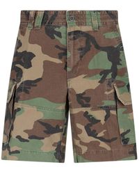 Polo Ralph Lauren - Camouflage Printed Knee-length Cargo Shorts - Lyst