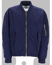 Balmain - Bomber Jacket Embroidered Logo Recycled Polyamide - Lyst