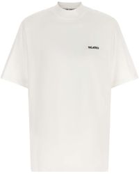 The Attico - Mock-Neck T-Shirt - Lyst