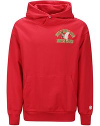 BBCICECREAM - Duck Varsity Embroidered Popover Hood - Lyst