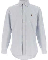 Polo Ralph Lauren - Striped Oxford Cotton Shirt - Lyst