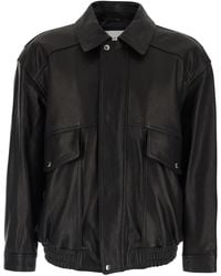 DUNST - Jacket Udju6A103Bk With Classic Collar And Two Front Pockets - Lyst