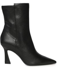 Stuart Weitzman - 5050 Vinnie Leather Ankle Boots - Lyst