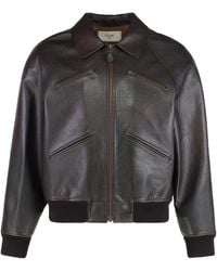 Celine - Calfskin Bomber Jacket Calf Leather - Lyst