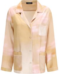 Fabiana Filippi - Printed Silk Twill Shirt - Lyst