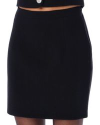 Alessandra Rich - Side-zipped High-waisted Mini Skirt - Lyst