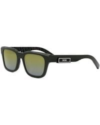 Dior - Sunglasses Square Full Rim, Glossy Frame And Mirror Lens B23S1I55H7 - Lyst