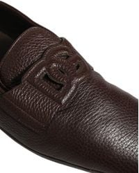 Dolce & Gabbana - Deerskin Leather Driver Loafers Shoes - Lyst