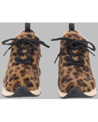 Ash - Animal Print Textured Furry Sneakers - Lyst
