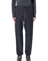 Lemaire - Heavy Cotton Twill Carrot Pants - Lyst
