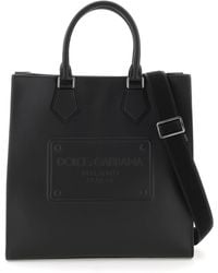 Dolce & Gabbana - Leather Tote Bag - Lyst