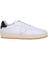 Philippe Model - Nice Low Leather Sneakers - Lyst
