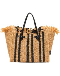 Gianni Chiarini - Marcella Shopping Bag With Straw - Lyst