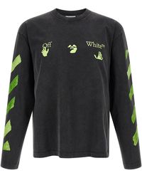 Off-White c/o Virgil Abloh - Bacco Arrow Skate Long-Sleeve T-Shirt - Lyst