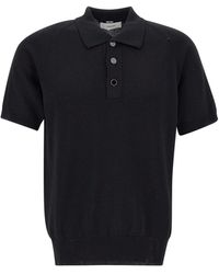 Lardini - Polo Cotton And Viscose T-Shirt - Lyst