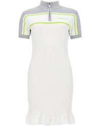 CASABLANCA - Polo Shirt Dress Tennis Viscose Polyamide - Lyst