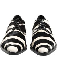 Dolce & Gabbana - Zebra Pony Fur Dress Shoes Calf - Lyst