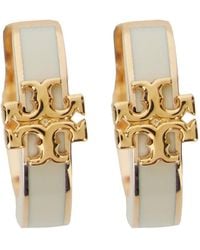 Tory Burch - Hoop Earrings Kira Brass/ Metal - Lyst