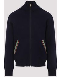 Paul Smith - Knitted Wool Bomber Jacket - Lyst