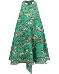 ALÉMAIS - Fish Sticks Mini Linen Dress - Lyst