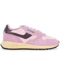 Autry - Reelwind Sneaker Low Top With Logo Patch On Tongue And Side - Lyst