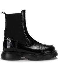 Ganni - Everyday Mid Chelsea Boots Tonal Naplack - Lyst