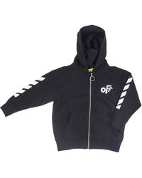 Off-White c/o Virgil Abloh Off Rounded Hoodie - Black