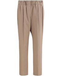 Brunello Cucinelli - Cotton Pants Cotton; Elastane - Lyst
