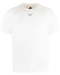 MCM - Cotton Crew-Neck T-Shirt - Lyst