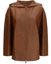 Max Mara - Cinoso Leather Jacket - Lyst