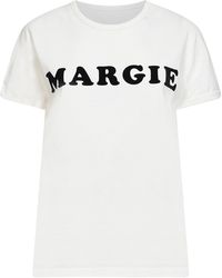 MM6 by Maison Margiela - Vintage Jersey Printed T-Shirt - Lyst