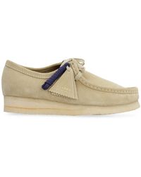 Clarks Aries Wallabee Shoes Maple in Natural for Men | Lyst