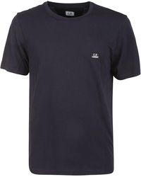 C.P. Company - Chest Logo Regular Plain T-shirt - Lyst