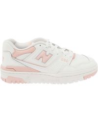 New Balance - '550' And Light Low Top Sneakers With Logo - Lyst