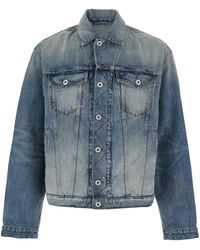 KENZO - Pop' Jacket With Logo Patch On The Rear And Maxi Logo On The Rear - Lyst