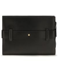 Balmain - Leather Clutch Anthem - Lyst