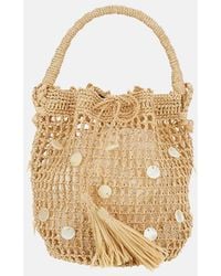 Alanui - Precious Moments Raffia Bag Sand Pearl - Lyst