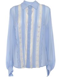 P.A.R.O.S.H. - Light Shirt With Lace - Lyst