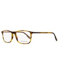 ZEGNA - Slim Rectangular Eyeglasses Ez5236 052 55Mm Plastic (Acetate) - Lyst