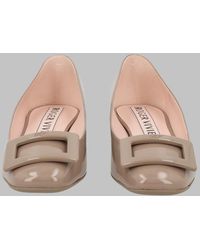 Roger Vivier - Ballet Flats U Look Patent Leather Calf - Lyst