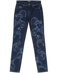 Versace Jeans Couture - Versace 5-Pocket Skinny Jeans Cotton - Lyst