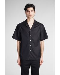 Mauro Grifoni - Shirt In Black Cotton - Lyst
