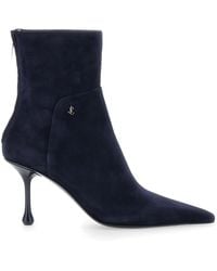 Jimmy Choo - Boots Cycas Ab 80 Suede Lamb Leather - Lyst