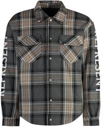 Represent - Flannel Overshirt - Lyst