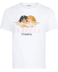 Mc2 Saint Barth - Cotton Crew Neck T-Shirt - Lyst