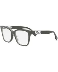 Fendi - Fendi Fe50025I020 Clear-Lens Eyeglasses - Lyst
