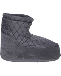 Moon Boot - Icon Low No Lace Quilted - Lyst